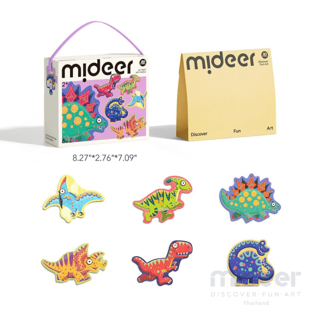 จิ๊กซอว์สำหรับเด็กเล็ก ลายไดโนเสาร์ MIDEER MD1460_4